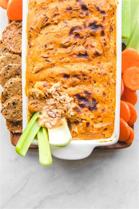 Healthy Buffalo Chicken Dip Vegan And Dairy Free From My Bowl