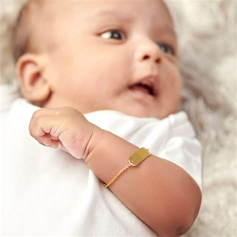 Lani Engrave Baby Gold Bracelet Kids Bracelet Caratlane