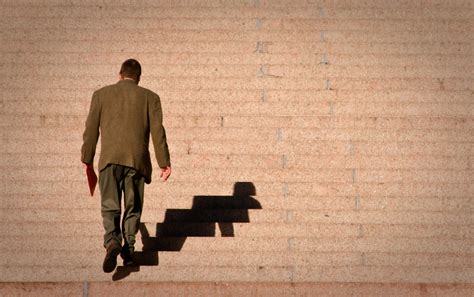 Man Climbing Stairs Chuck Bennorth Flickr