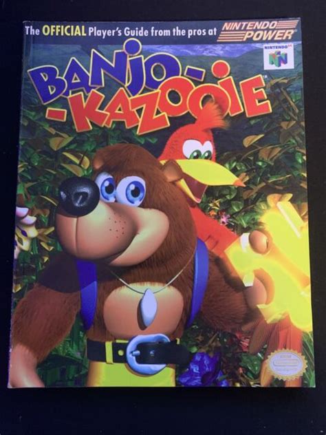 Banjo Kazooie Official Players Guide Strategy Nintendo Power 1998 N64