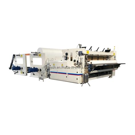 Automatic Bathroom Tissue Paper Roll Making Rewinding Machine China Full Autoamtic Toilet