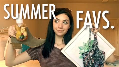 Summer Favs 2017 Chloe Cray Youtube