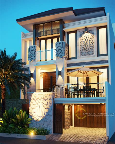 Desain rumah semi tradisional bali besar. Desain Rumah Mewah Style Villa Bali Modern di Jakarta Jasa ...