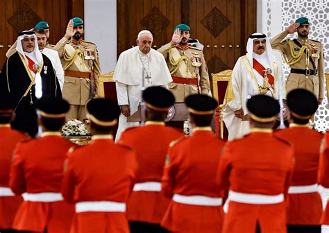 Pope Francis Arrives In Bahrain And Calls For Respect For Human Rights