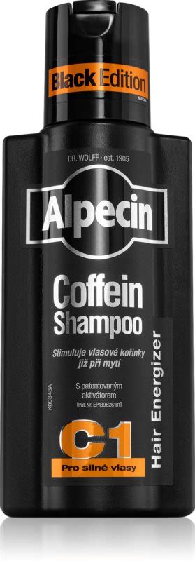 Alpecin Coffein Shampoo C1 Black Edition Shampoo Alla Caffeina Uomo