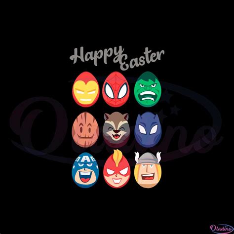 Marvel Easter Avengers Easter Eggs Svg Graphic Designs Files