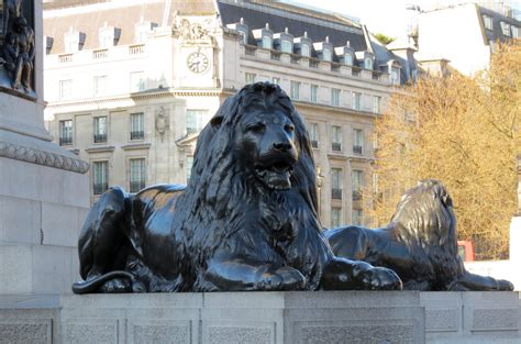 Trafalgar Square Lions Landseers Lions Bob Speels Website