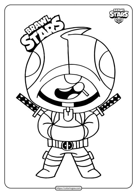 We hope you enjoy our growing collection of hd images to use as a background or home screen for your please contact us if you want to publish a leon brawl stars wallpaper on our site. Printable Brawl Stars Ninja Leon Coloring Pages