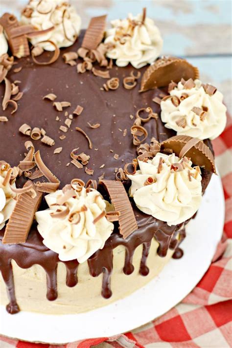 Reeses Cake With Peanut Butter Frosting Baking Beauty