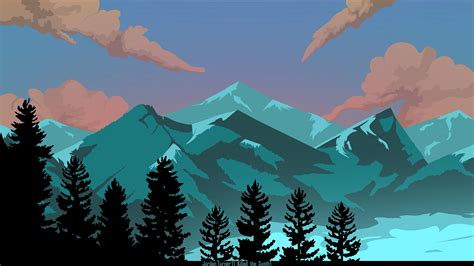 Appalachia Mountain 4k Illustration Wallpaper 4k