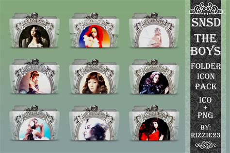 Snsd The Boys Folder Icon Pack By Rizzie23 On Deviantart