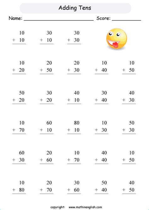 A single exercise is given on each worksheet. Printable primary math worksheet for math grades 1 to 6 ...