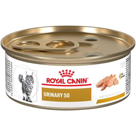 Moisture is the single most important dietary factor in flutd defense. Royal Canin Veterinary Diet Urinary SO Loaf in Sauce Wet ...