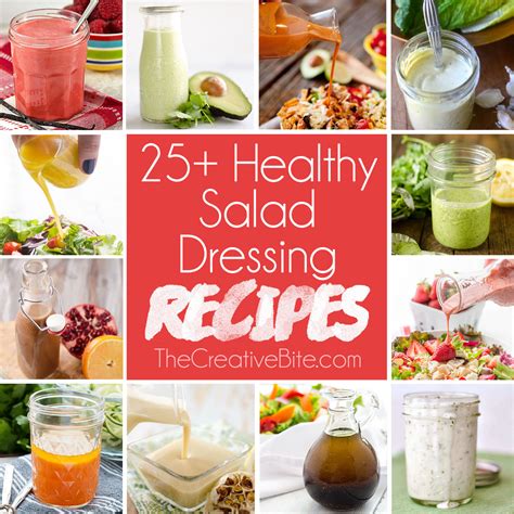 The concept itself is so versatile, it's impossible to dislike it all: Healthy Salad Dressing Recipes