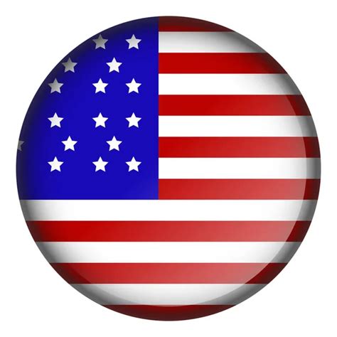 Usa Flag Button — Stock Photo © Okeen 2772765
