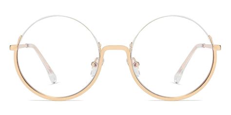 Lucien Round Gold Glasses For Women