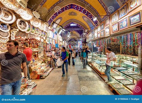 Inside The Grand Bazaar In Istanbul Turkey Editorial Photo Image