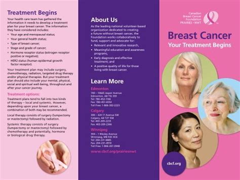 Treatment Begins Canadian Breast Cancer Foundation