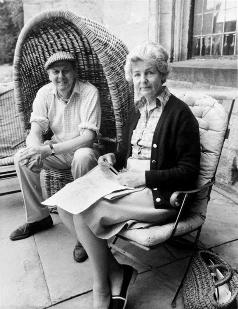 On The Terrace At Bolton Hall C1980 The Duchess Of Devonshire