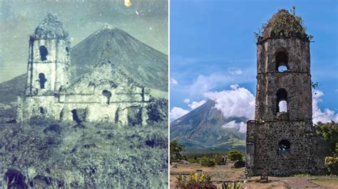 This Restored Photo Could Prove Cagsawa Church Was Not Buried By Mayon