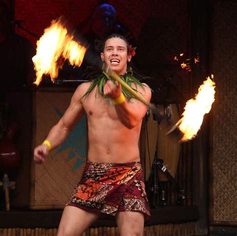 Polynesian Fire Dancer Photograph By Denise Mazzocco