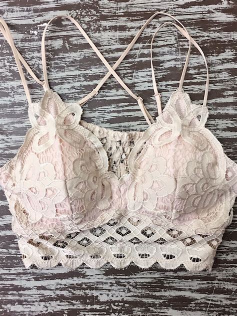 The Lace Bralette In Cream Crochet Lace Bralette Lace Bralette Crochet Lace