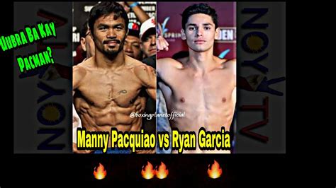 Undefeated boxer ryan garcia has announced that he is fighting the legendary boxer up next. Manny Pacquiao vs Ryan Garcia Sa 2021 (May Naghahamon ...