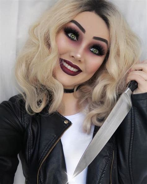 Maquillaje De Tiffany La Novia De Chuky Para Halloween 2022