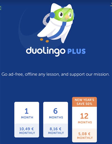 Exploring The Cost Of Duolingo Plus Englishraven