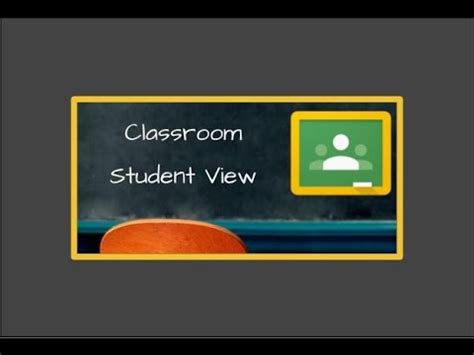 Student View Google Classroom - Basic Intro - YouTube