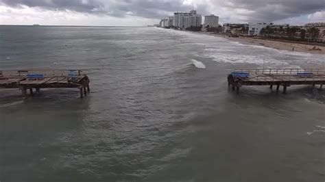Cleanup efforts underway after Nicole damages fishing piers in Broward