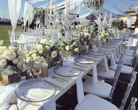 Acrylic complimentary cushions are available the manufacturer recommends no more than 350 lbs of weight on these chairs. Beautiful Wedding at Harbor Island Park. Clear Chiavari ...