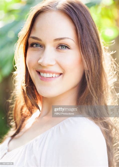 Caucasian Woman Smiling Photo Getty Images