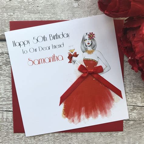Whether you want to take the romantic route or go for something funny, find a card they'll love forever right here. Handmade Personalised Birthday Cards by Pinkandposh.co.ukPink & Posh