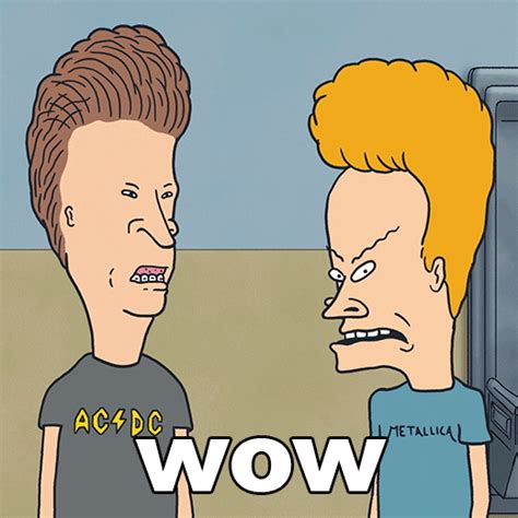Beavis And Butthead Wow  By Paramount Find And Share On Giphy