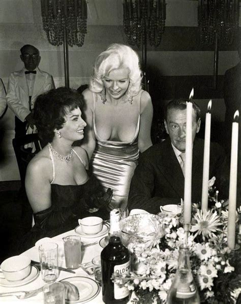 Jayne Mansfield Meets Sophia Loren Cumception