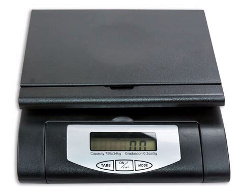 Weighmax 4819 75 Black Digital Shipping Postal Scale With Acbattery Ebay