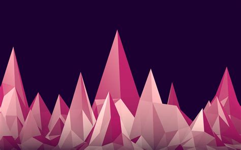 3840x2400 Resolution Low Poly 4k Pink Mountains Uhd 4k 3840x2400
