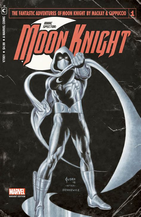 Moon Knight 1 Ultimate Comics Exclusive Joe Jusko Vintage Pulp Variant Marvel 2021 Ultimate