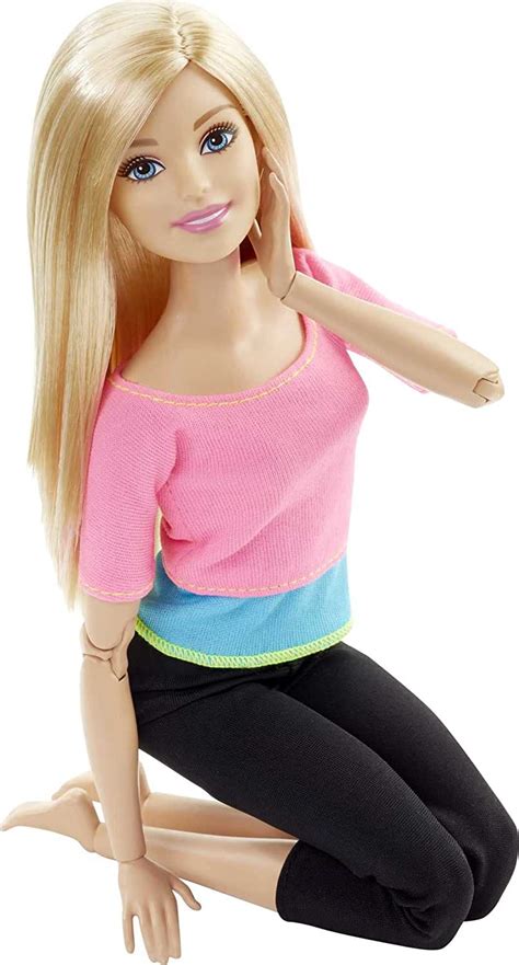 muñeca barbie barbie hecha para moverse rosado pink top