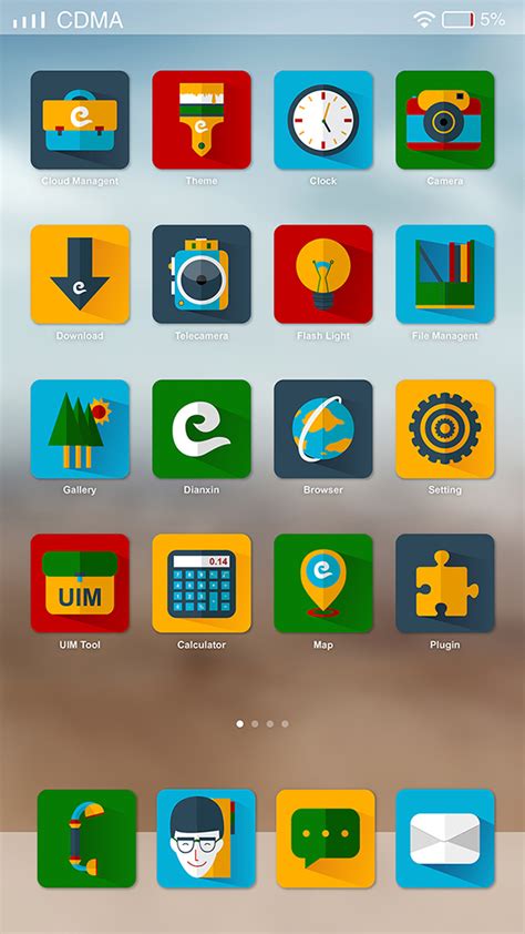 The description of 拼多多 app. 拼色工厂——插画风格融入icon设计 on Behance