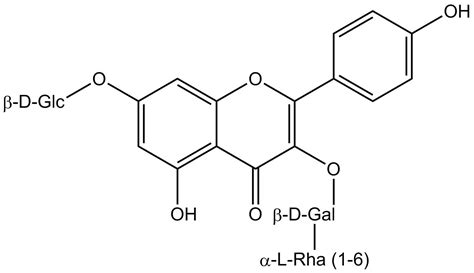 The isolated flavonoids were effective against. Kaempferol 3-robinoside 7-glucoside 114924-89-9 … | Cymit ...