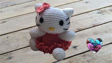 Hello Kitty Amigurumi Tutoriel Au Crochet Présenté Par Lidia Crochet Tricot