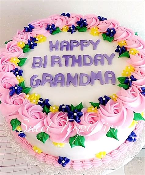 Looking out for some nice birthday gifts for grandma? Happy birthday Grandma Cake | Happy birthday grandma ...