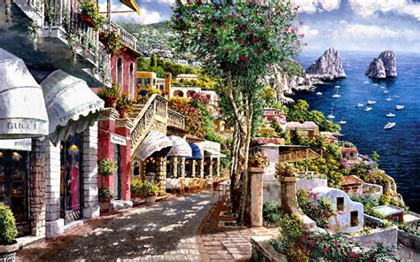 Capri Italy Desktop Wallpapers Top Free Capri Italy