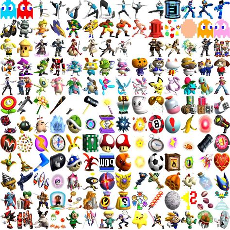 Various Trophies In Smash 4 3ds Version Batch 3 Super Smash