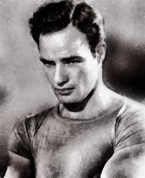 Marlon Brando Actor Painting By Esoterica Art Agency Fine Art America
