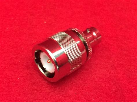 Bnc Female To C Male Ludlum Ug 636au Coaxial Connector Adapter Collins