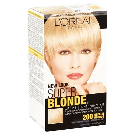 5 Pack Loreal Paris Super Blonde Creme Lightening Kit 200 Bleach