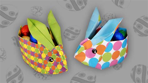 Origami Hasenkorb Faltanleitung Tutorial Origami Handmade | My XXX Hot Girl